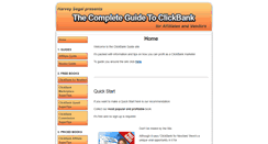 Desktop Screenshot of clickbankguide.com