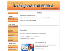 Tablet Screenshot of clickbankguide.com